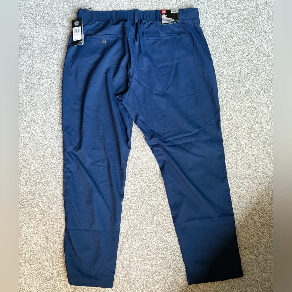 Under Armour Men's Navy Golf Chinos
